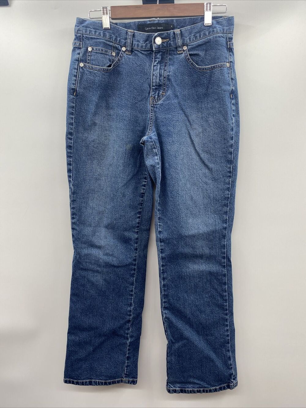 Calvin Klein Jeans Women's Size 8 Boot Cut Light Denim Pants